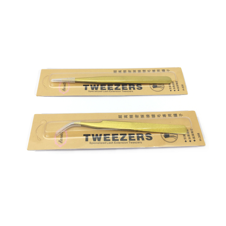 Wholesale Stainless steel eyelash tweezer JH112
